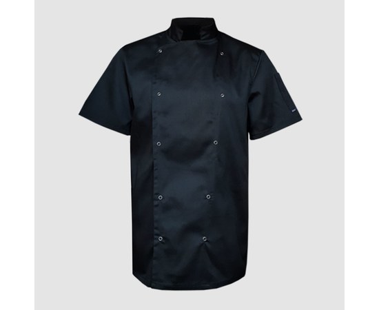 Изображение  Coat unisex short sleeve black 2XL Nibano 4102.XXL-black, Size: 2XL, Color: black