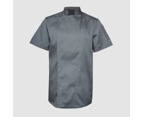 Изображение  Coat unisex short sleeve gray 2XL Nibano 4102.GR.XXL, Size: 2XL, Color: grey