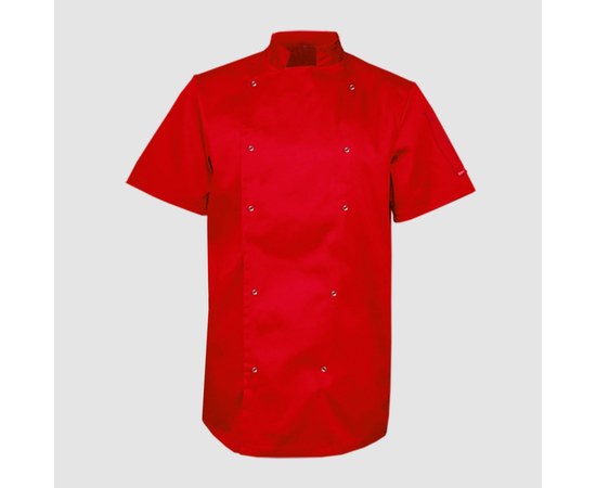 Изображение  Coat unisex short sleeve red 4XL Nibano 4102.XXXXL-red, Size: 4XL, Color: red