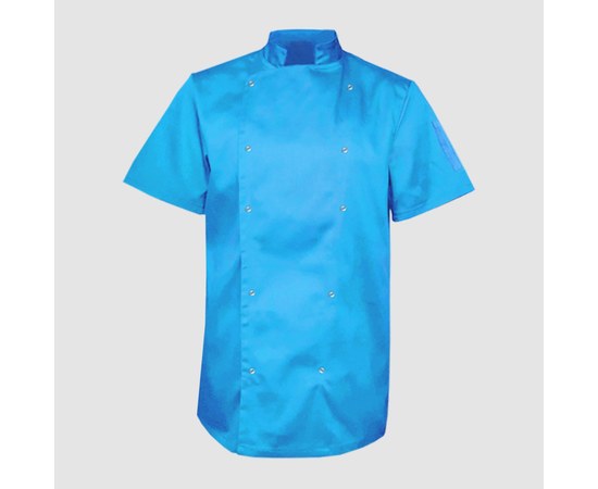 Изображение  Coat unisex short sleeve turquoise M Nibano 4102.TU.M, Size: M, Color: turquoise