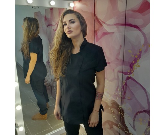 Изображение 2 Women's tunic Roma black 4XL Nibano 4801.BLXXXXL, Size: 4XL, Color: black