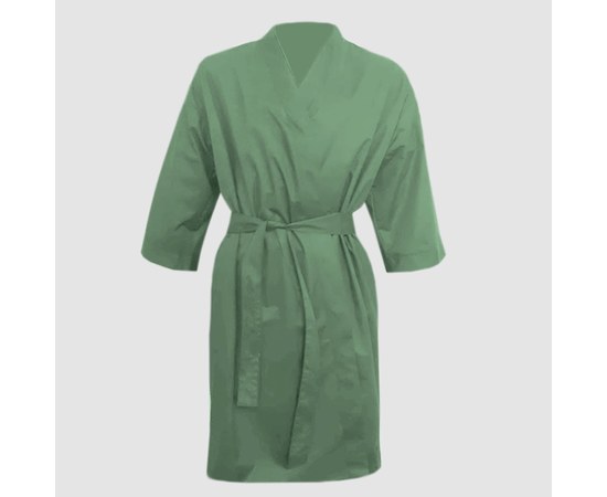 Изображение  Protective robe-kimono pistachio waterproof M-L Nibano 4904.PSML, Size: M-L, Color: фисташка
