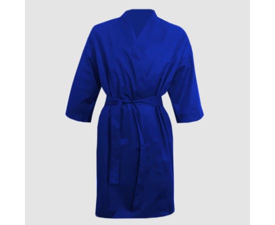 Изображение  Protective robe-kimono blue waterproof M-L Nibano 4904.RBML, Size: M-L, Color: cиний