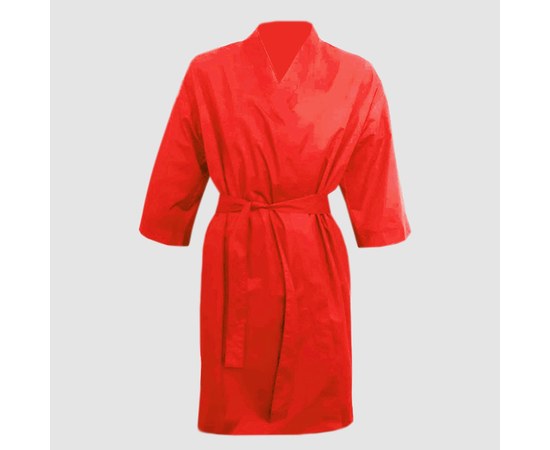 Изображение  Защитный халат-кимоно красные водонепроницаемый р. XL-2XL Nibano 4904.RE.XL2XL, Размер: XL-2XL, Цвет: красный