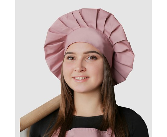 Изображение  Chef's hat ash rose Nibano 6600.RG-0, Color: пепельная роза