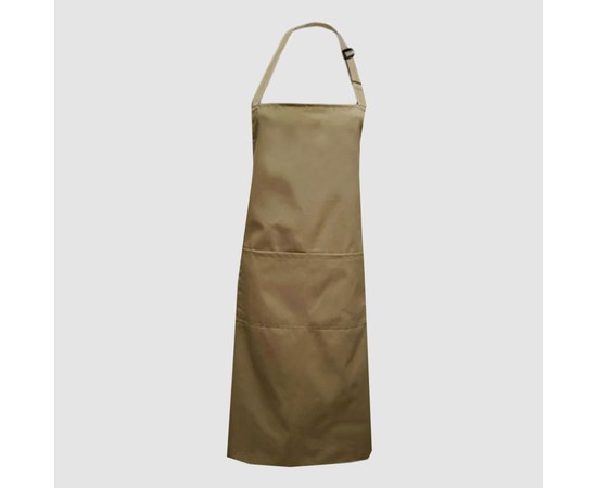 Изображение  Classic Waterproof apron with pockets cappuccino Nibano 2023.CA-0