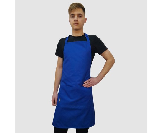Изображение  Classic Waterproof apron with pockets blue Nibano 2023.RB-0