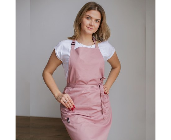 Изображение 2 Classic Waterproof apron with pockets powder Nibano 2023.PW-0