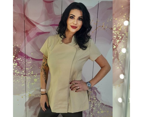 Изображение 2 Women's tunic Roma beige 2XL Nibano 4801.BE.XXL, Size: 2XL, Color: beige