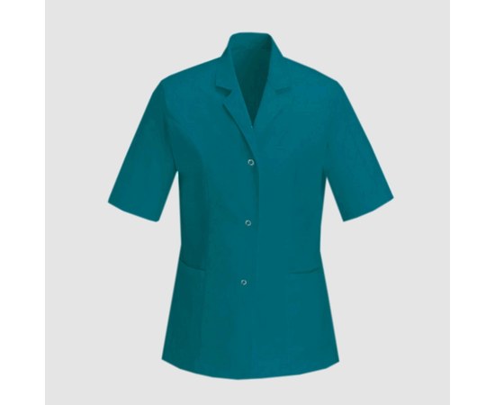 Изображение  Tunic Napoli short sleeve dark turquoise S Nibano 4802.TL-2, Size: S, Color: dark turquoise