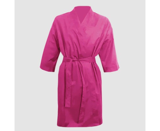 Изображение  Protective robe-kimono crimson waterproof XL-2XL Nibano 4904.HPXL2XL, Size: XL-2XL, Color: малина