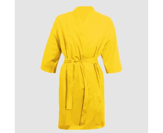 Зображення  Захисний халат-кімоно жовтий водостійкий р. M-L Nibano 4904.WOML, Розмір: M-L, Колір: жовтий