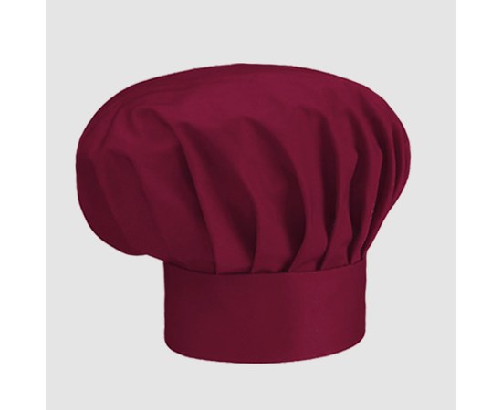 Изображение  Chef's hat burgundy Nibano 6600.BU-0, Color: burgundy