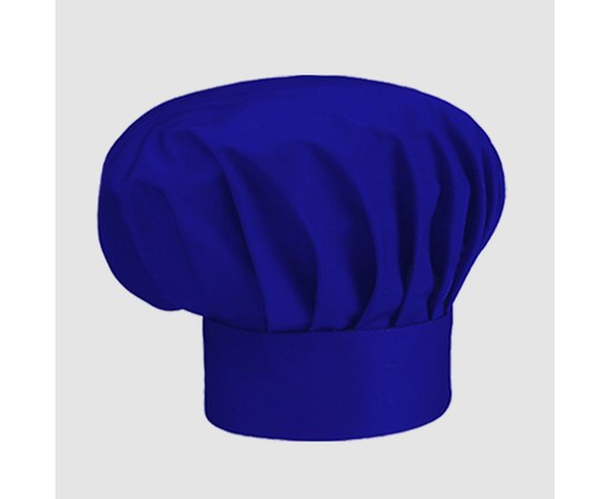 Зображення  Шапка шеф-кухаря синя Nibano 6600.RB-0, Колір: синій