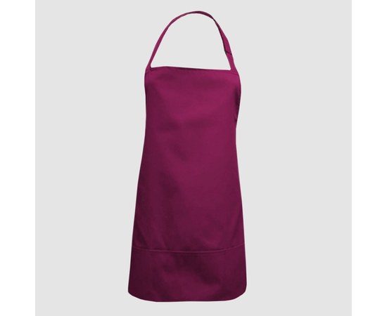 Изображение  Short apron with 3 pockets burgundy Nibano 2003.BU-0