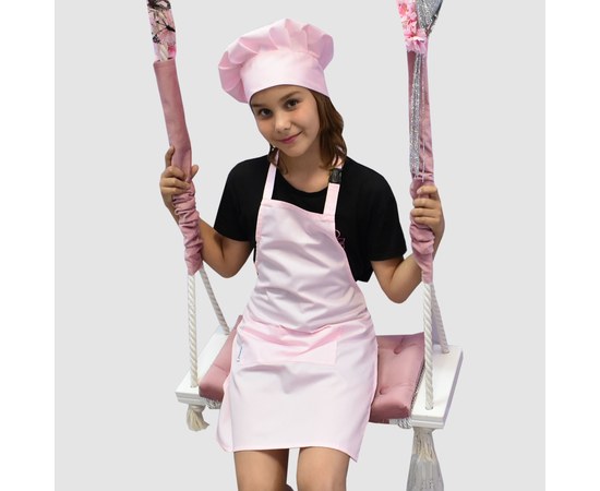 Изображение  Children's apron pink 7-10 years Nibano 2093.PI-1