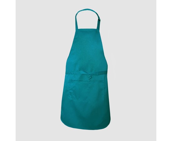 Изображение  Children's apron dark turquoise 2-6 years old Nibano 2083.TL-0