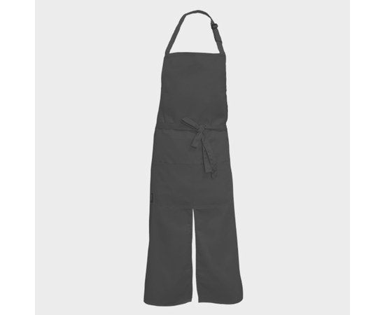 Изображение  Long apron with cut black Nibano 2143.BL-0
