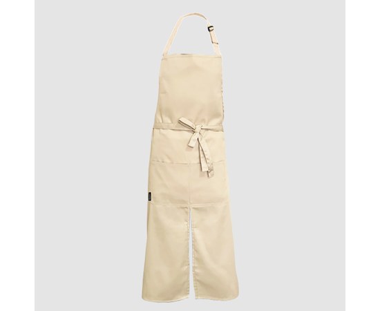 Изображение  Long apron with cut cream Nibano 2143.CR-0