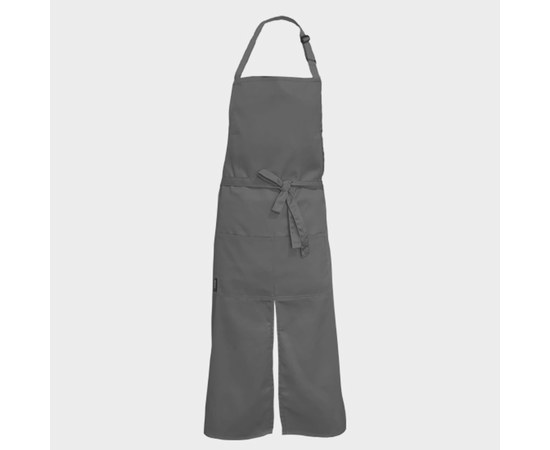 Изображение  Long apron with cut dark gray Nibano 2143.DG-0