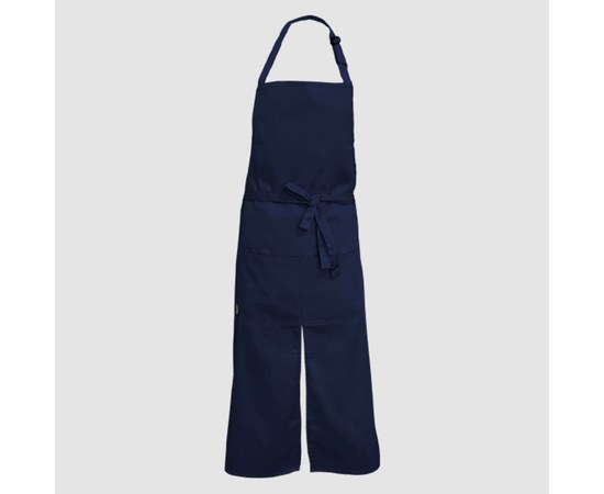 Изображение  Long apron with cut dark blue Nibano 2143.NA-0