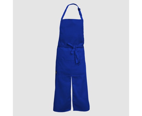 Изображение  Long apron with cut blue Nibano 2143.RB-0