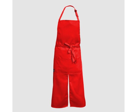 Изображение  Long apron with cut red Nibano 2143.RE-0