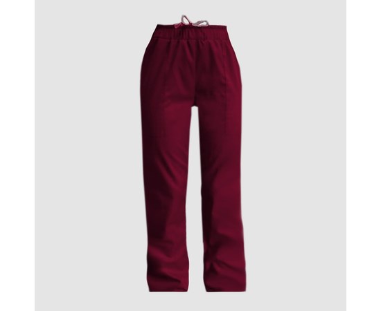 Изображение  Women's trousers burgundy L Nibano 3006.BU-3, Size: L, Color: burgundy