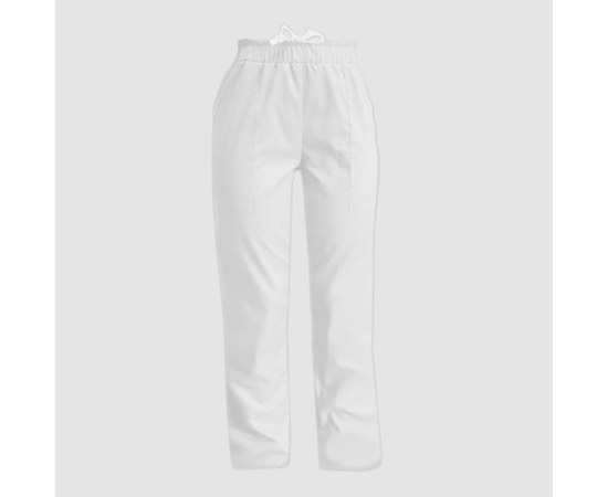 Изображение  Women's trousers white L Nibano 3006.WH-3