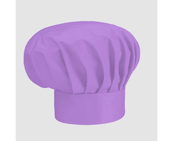 Зображення  Дитяча шапка шеф-кухаря лаванда Nibano 6610.LL-0, Колір: лаванда