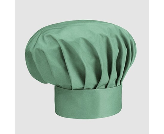 Зображення  Дитяча шапка шеф-кухаря оливкова Nibano 6610.OL-0, Колір: оливковий