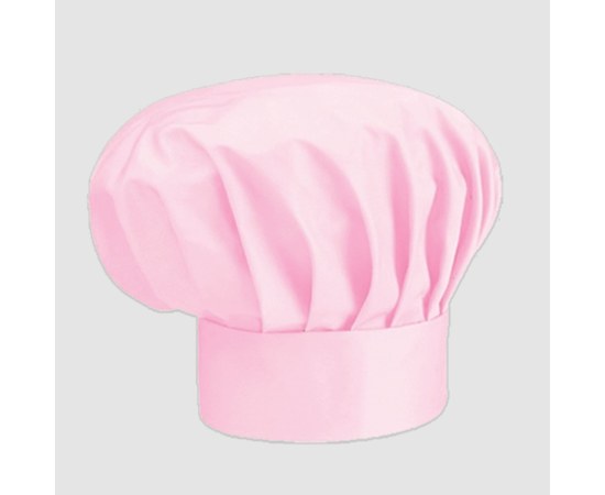 Зображення  Шапка шеф-кухаря рожева Nibano 6600.PI-0, Колір: рожевий