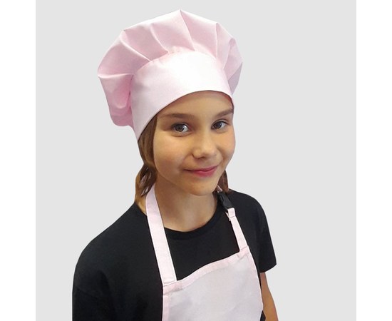 Изображение  Детская шапка шеф-повара розовая Nibano 6610.PI-0, Цвет: розовый