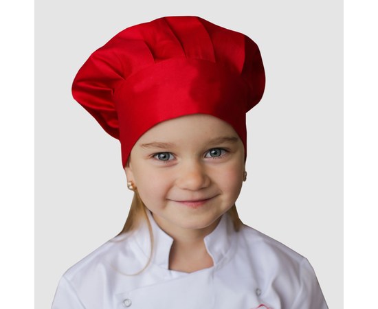 Изображение  Children's chef's hat red Nibano 6610.RE-0, Color: red