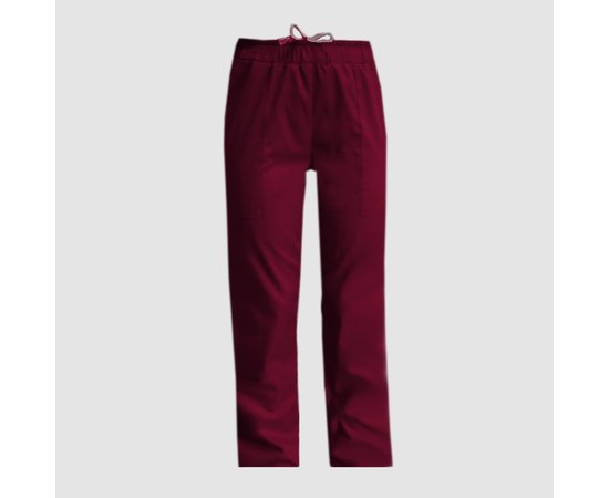 Изображение  Men's trousers burgundy XS Nibano 3000.BU-0, Size: XS, Color: burgundy