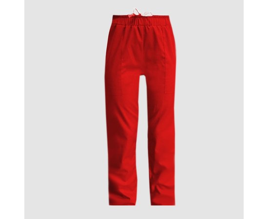Изображение  Men's trousers red XS Nibano 3000.RE-0, Size: XS, Color: red