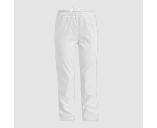 Изображение  Men's trousers white XS Nibano 3000.WH-0, Size: XS, Color: white