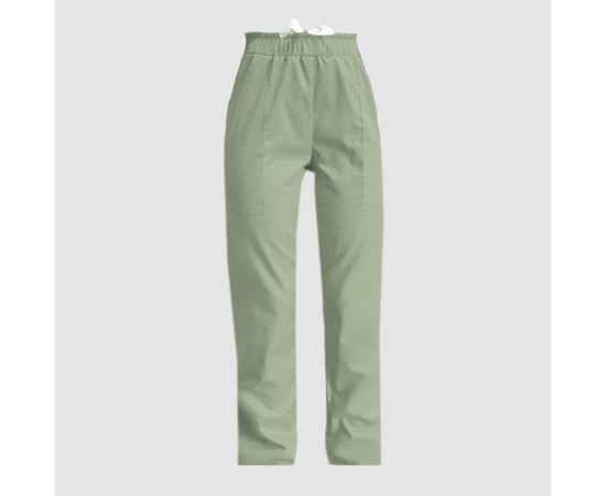 Изображение  Women's trousers pistachio S Nibano 3006.PS-1, Size: S, Color: фисташка
