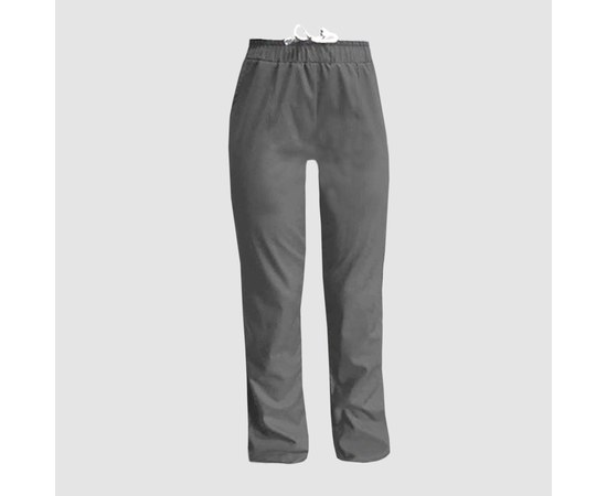 Изображение  Women's trousers for beauty salons gray L Nibano 3008.GR-3, Size: L, Color: grey