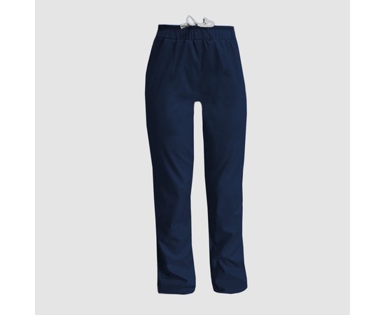 Изображение  Women's trousers for beauty salons dark blue 2XL Nibano 3008.NA-5
