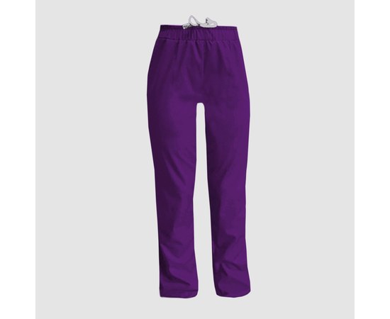 Изображение  Women's trousers for beauty salons purple L Nibano 3008.PU-3