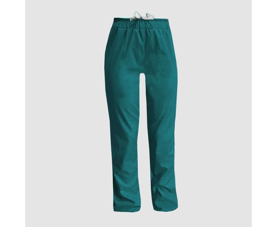 Изображение  Women's trousers for beauty salons turquoise S Nibano 3008.TL-1