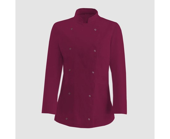 Изображение  Women's coat long sleeve burgundy 2XL Nibano 4101.BU-5, Size: 2XL, Color: burgundy