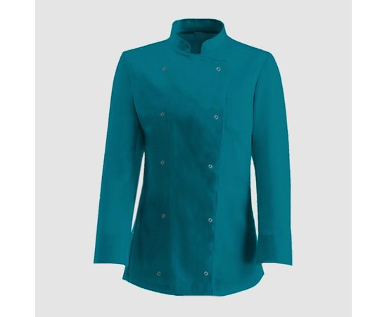 Изображение  Women's coat long sleeve turquoise L Nibano 4101.TL-3, Size: L, Color: turquoise