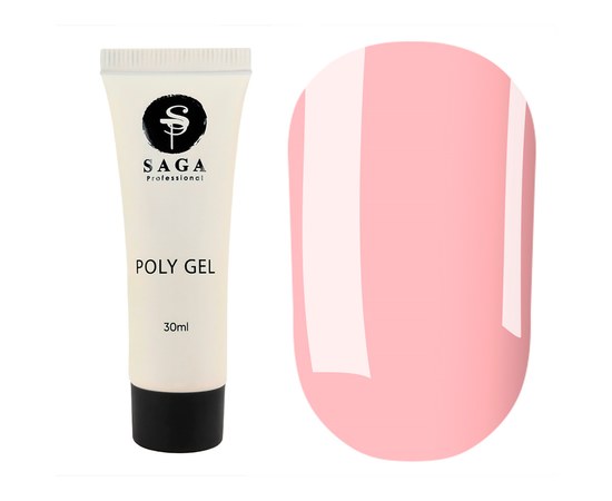 Изображение  Poly gel Saga Poly Gel (new design) № 03 milky pink, 30 ml, Volume (ml, g): 30, Color No.: 3
