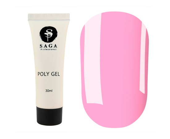 Изображение  Poly gel Saga Poly Gel (new design) № 05 pink lily, 30 ml, Volume (ml, g): 30, Color No.: 5