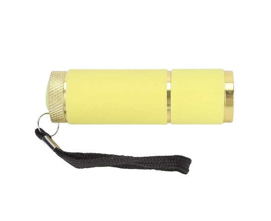 Изображение  UV flashlight for fixing gel polish and rhinestones 9 LED, yellow