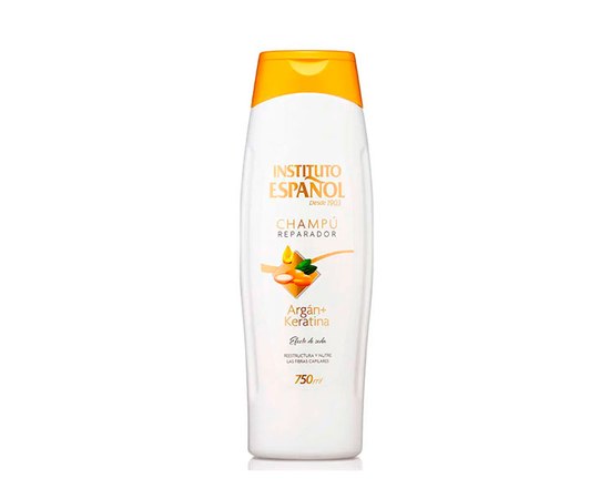 Изображение  Shampoo for dry and damaged hair Instituto Español with argan and keratin, 750 ml