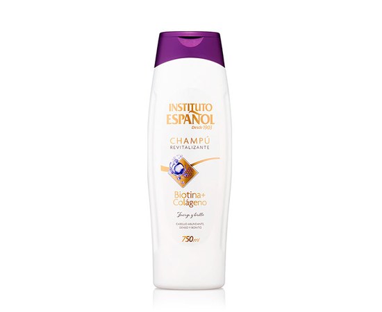 Изображение  Instituto Español Volumizing Shampoo with Biotin and Collagen, 750 ml