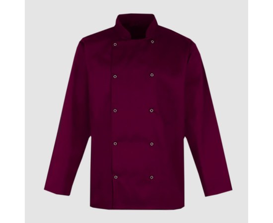 Изображение  Men's coat long sleeve burgundy XL Nibano 4103.BU-4, Size: XL, Color: burgundy